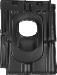 dakdoorvoerplaat Ubbink Ø150mm rechthoekig 25-45° EP
